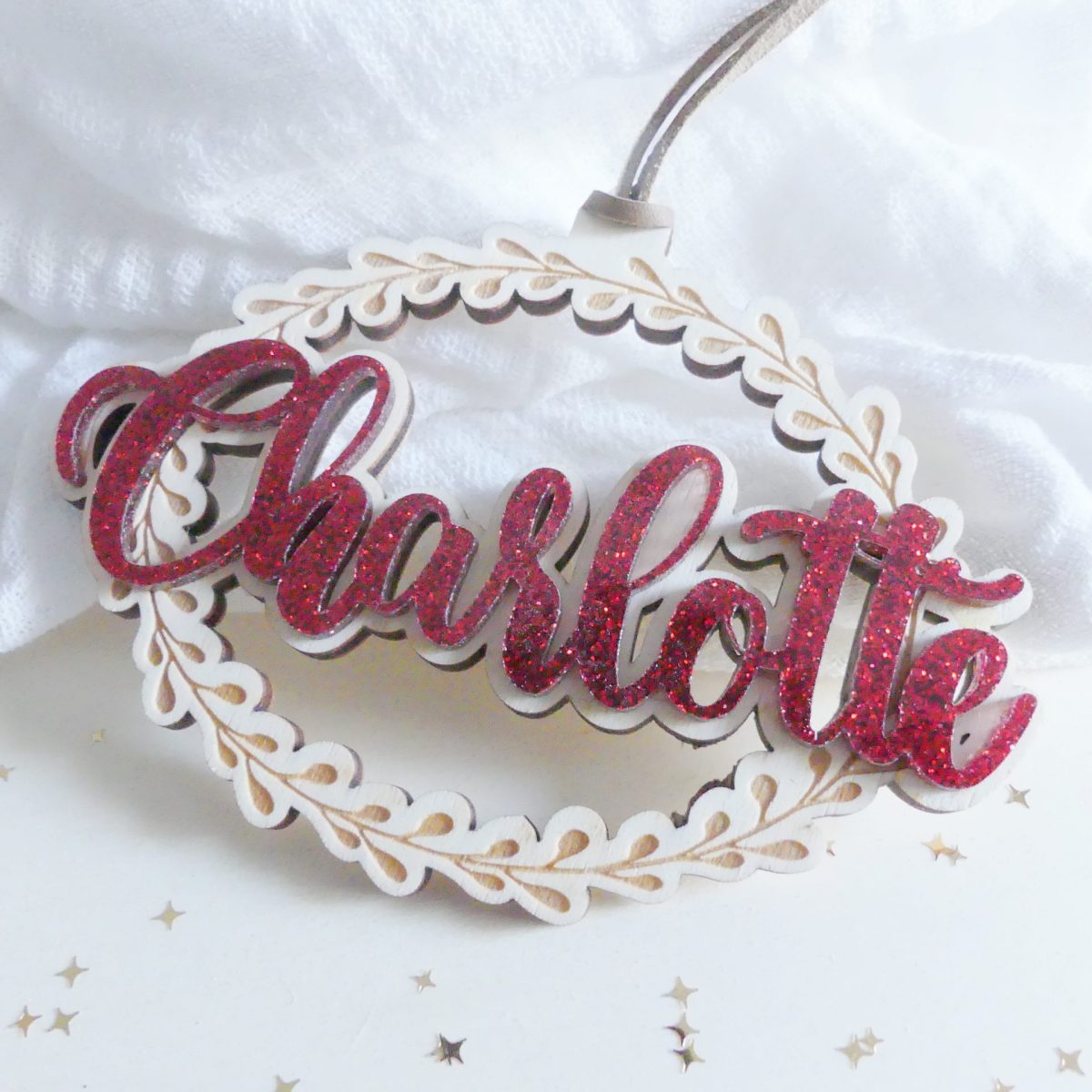 Boule de noël "La coquette"