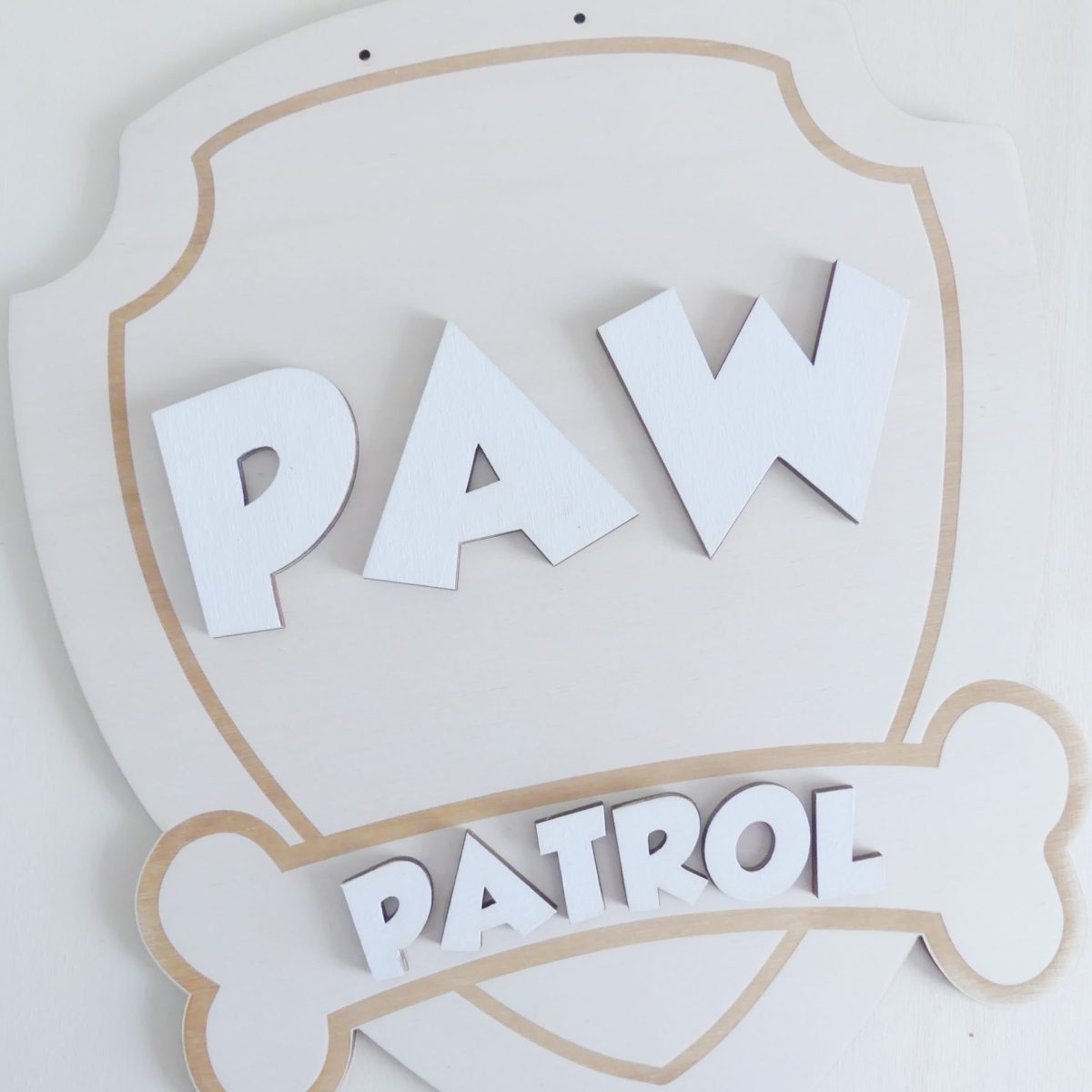 Patrouille blason mural
