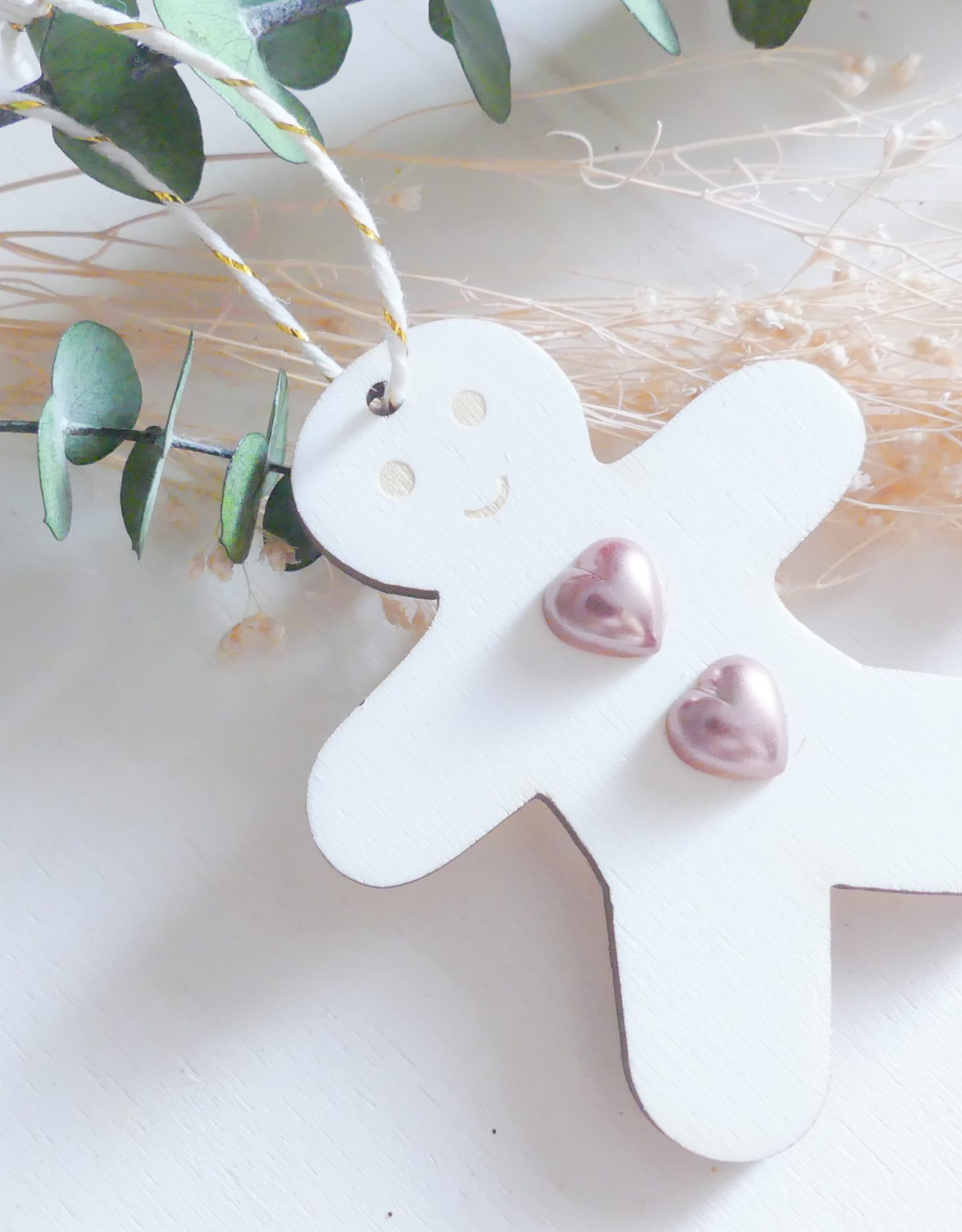 Biscuit coeurs marron
