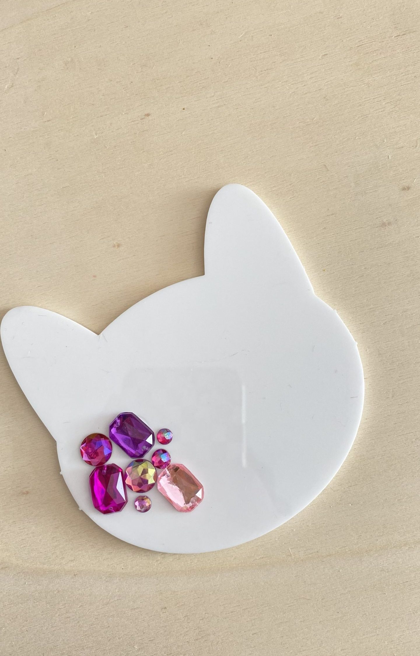 chat strass 12cm