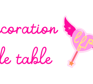 Marque place / Numéro de table/Touillette