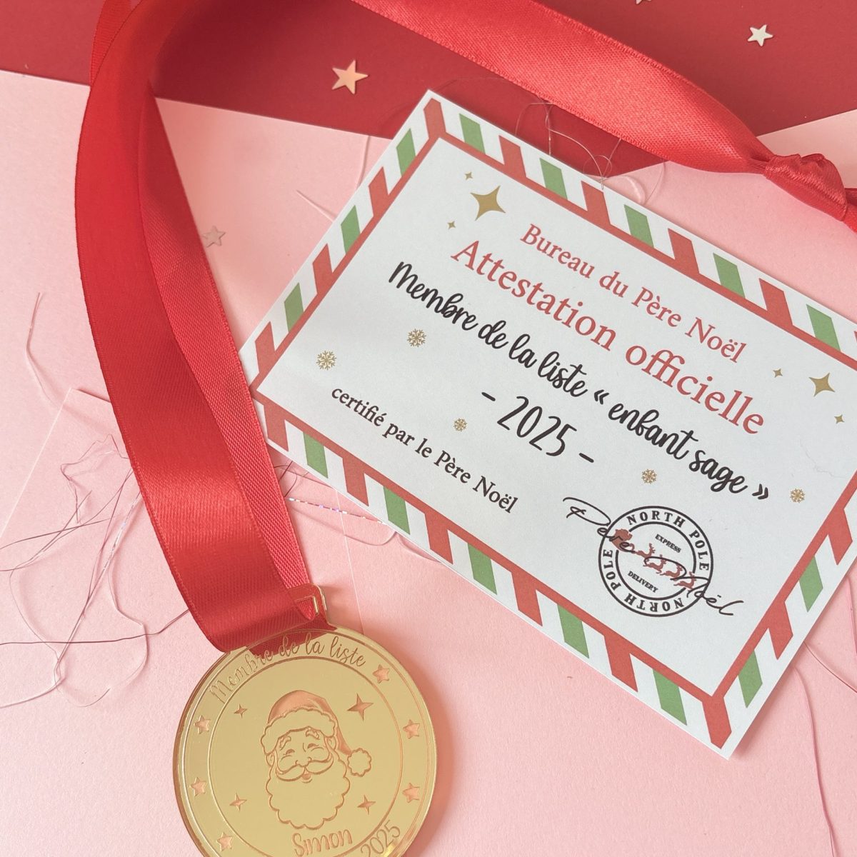 Médaille enfant sage