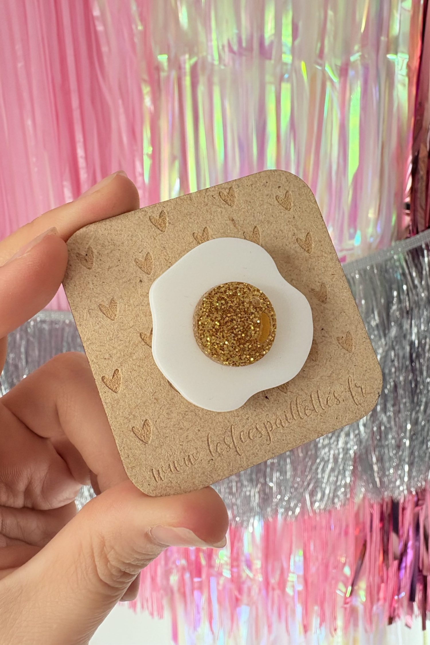 Broche Oeuf sur le plat