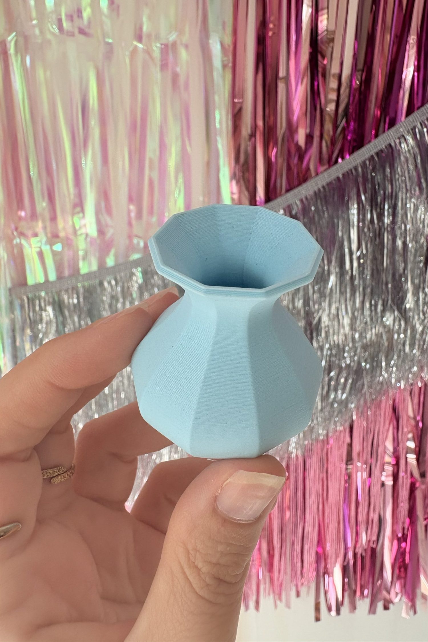 Mini vase bleu ciel