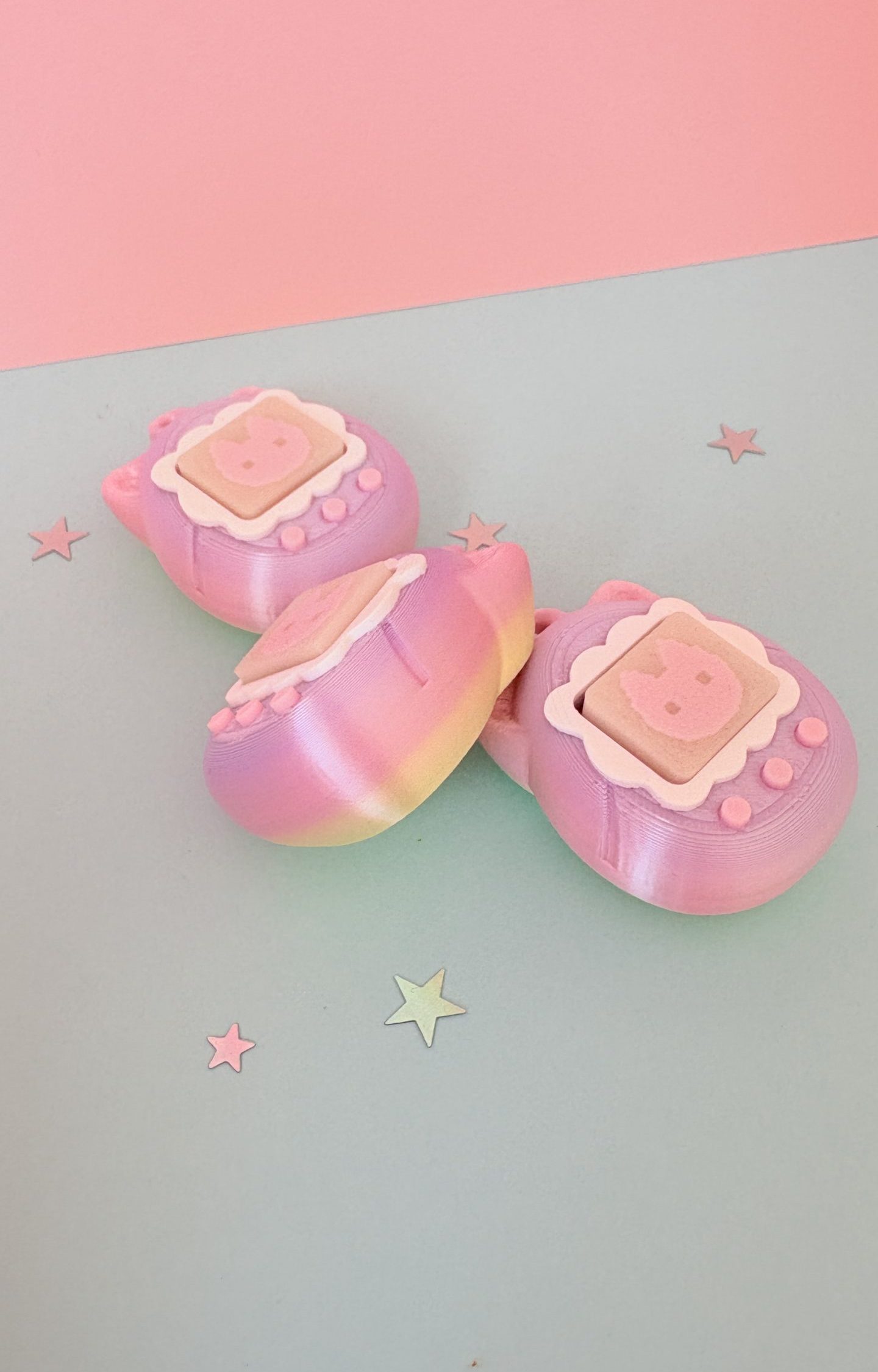 tamagotchi vintage impression 3D fidget antistress enfant clic clicker clickeez