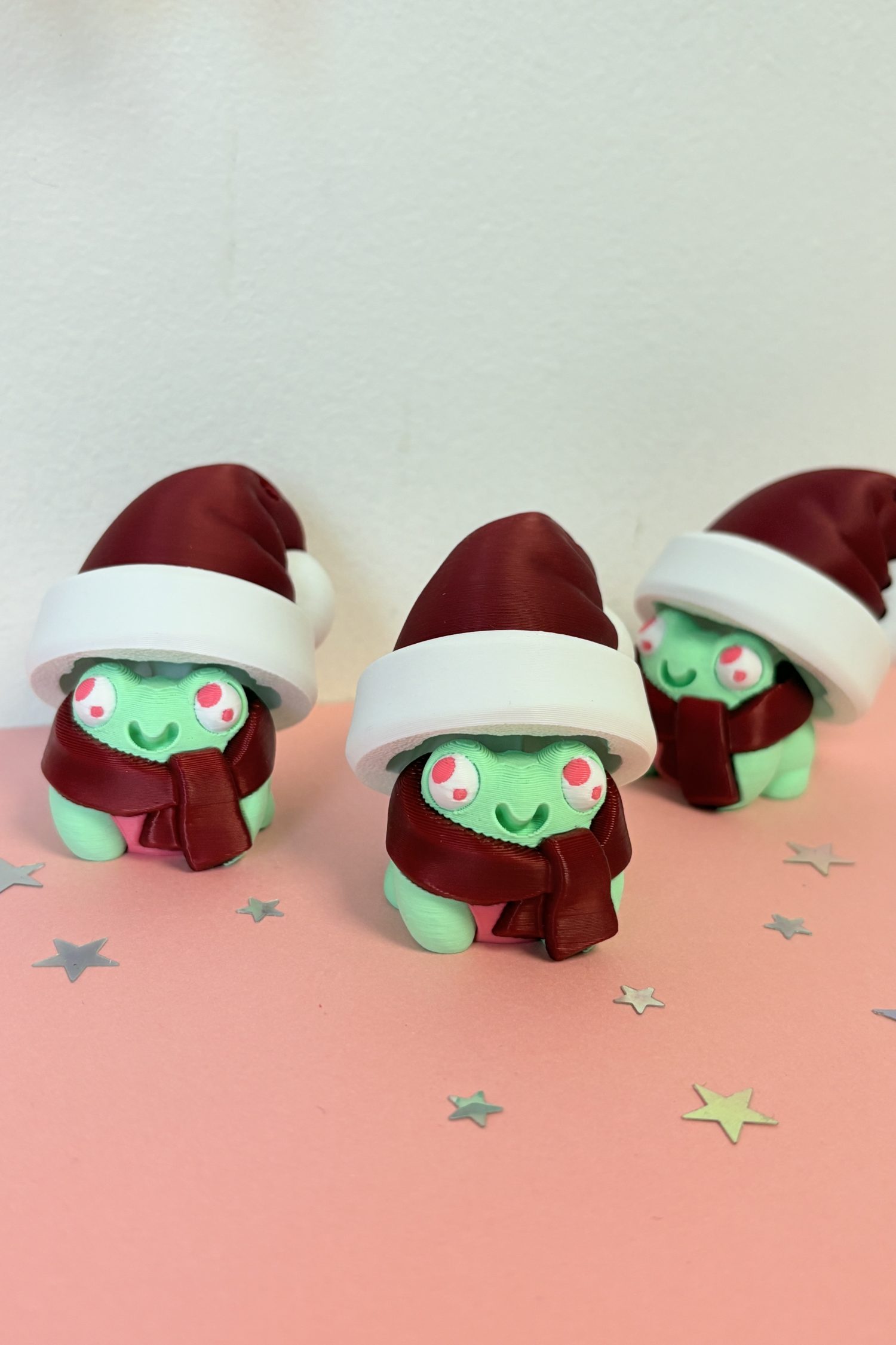 Clicker Grenouille bonnet de Noël clic silencieux