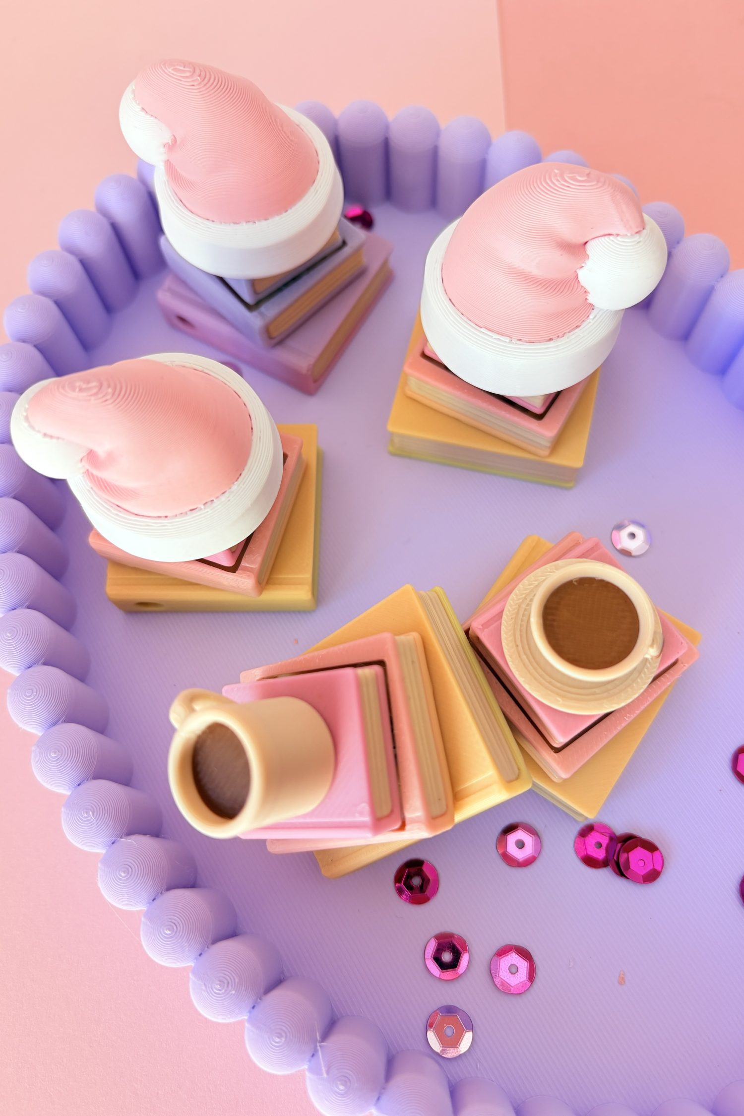 Clicker cosy livres café/chocolat ou bonnet