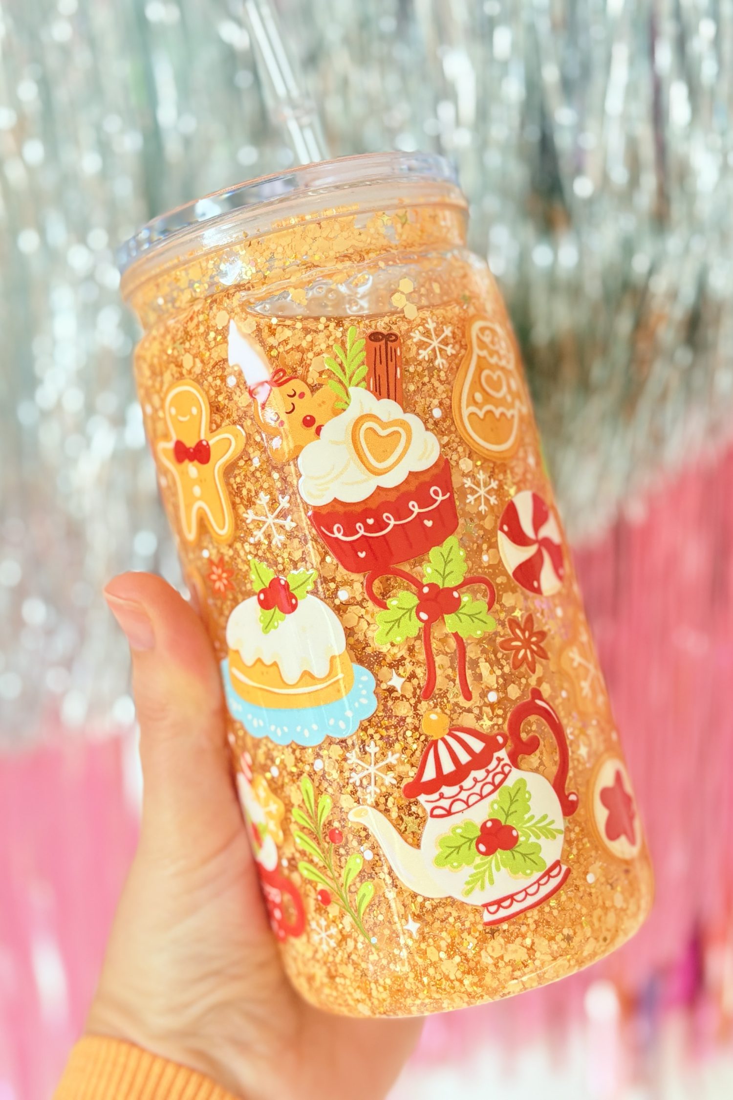 Gobelet magique Tea time de Noël 470ml