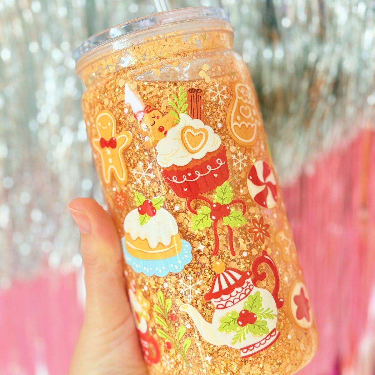 Gobelet magique Tea time de Noël 470ml