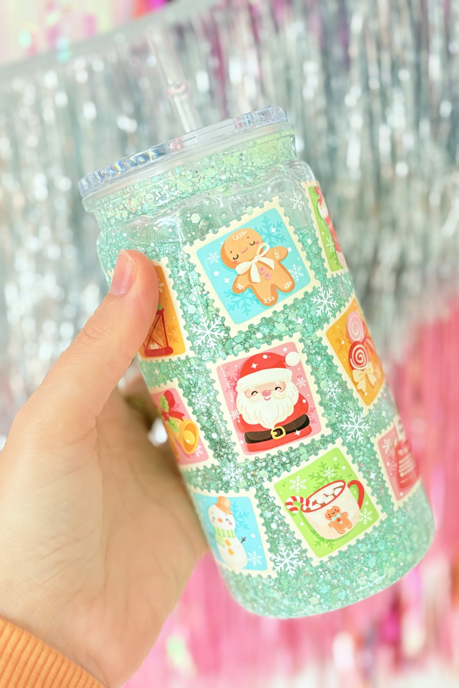 Gobelet magique Timbres 470ml attention! défaut sur un timbre