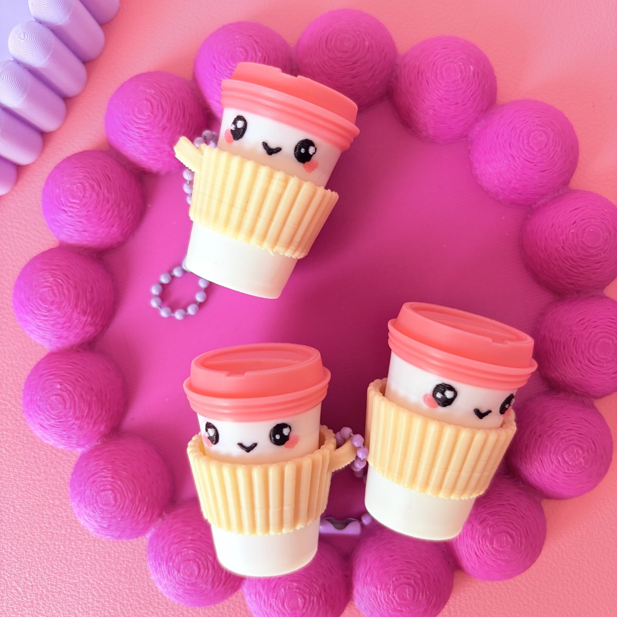 Clicker Tasse latte kawaii