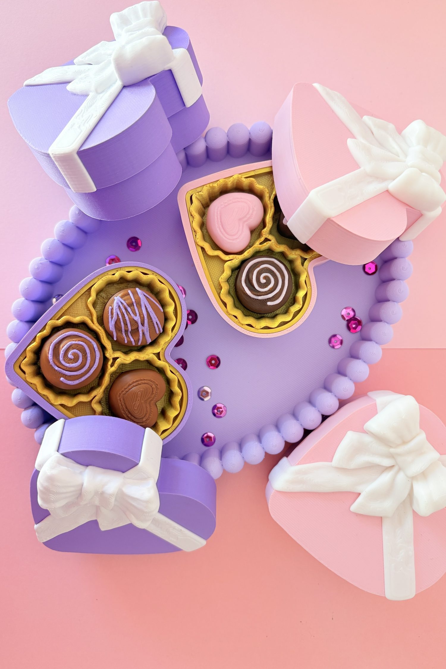 Boite Chococlic Clic rose