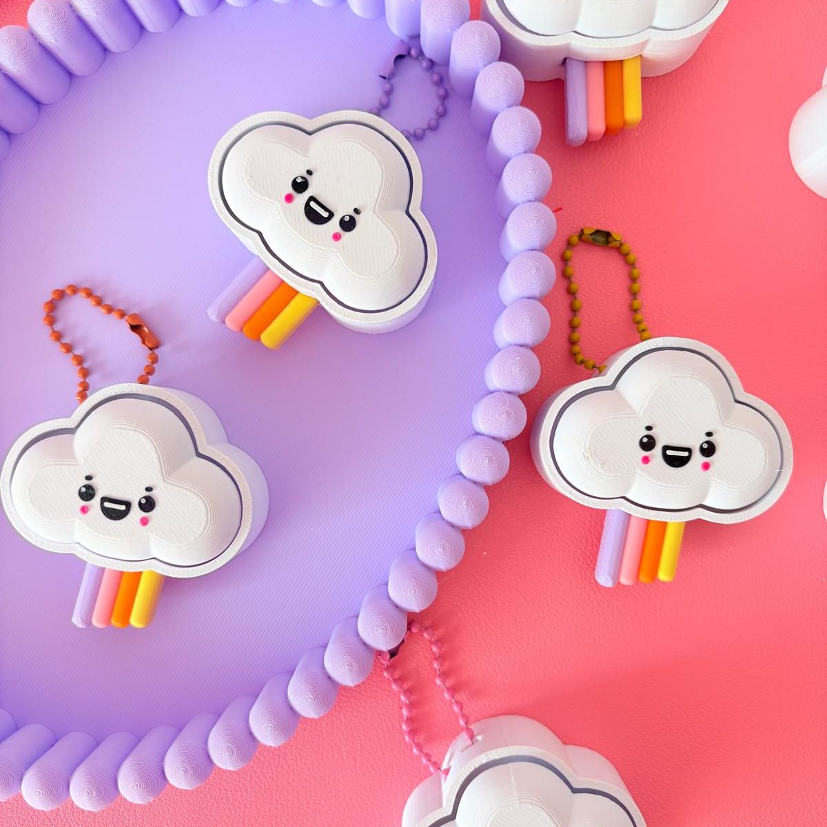 Clicker nuage rainbow ☁️🌈