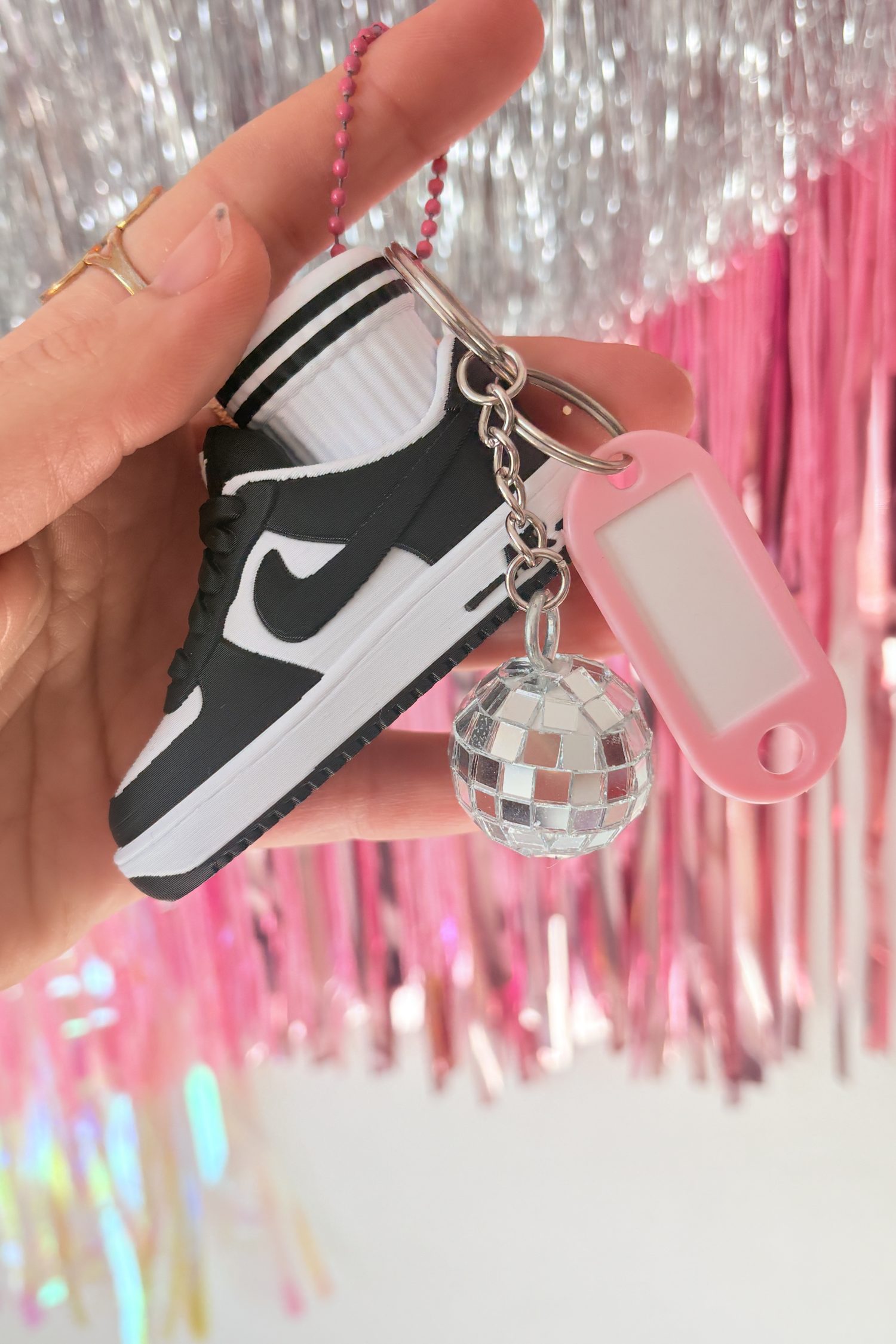 Clicker porte clefs disco Air force Noire