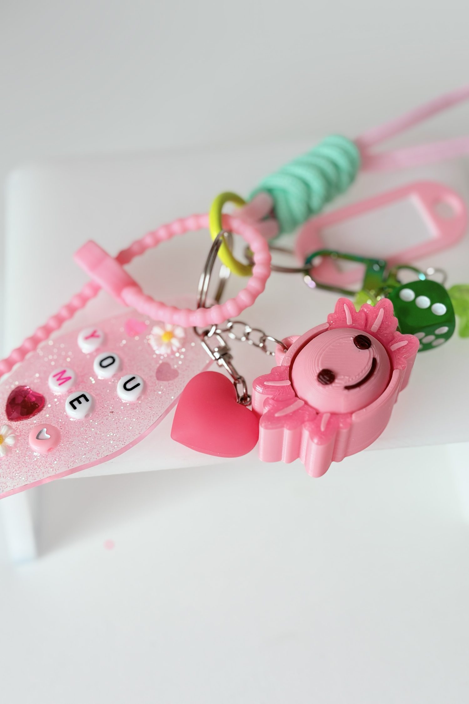 Grigri axoltl rose/vert