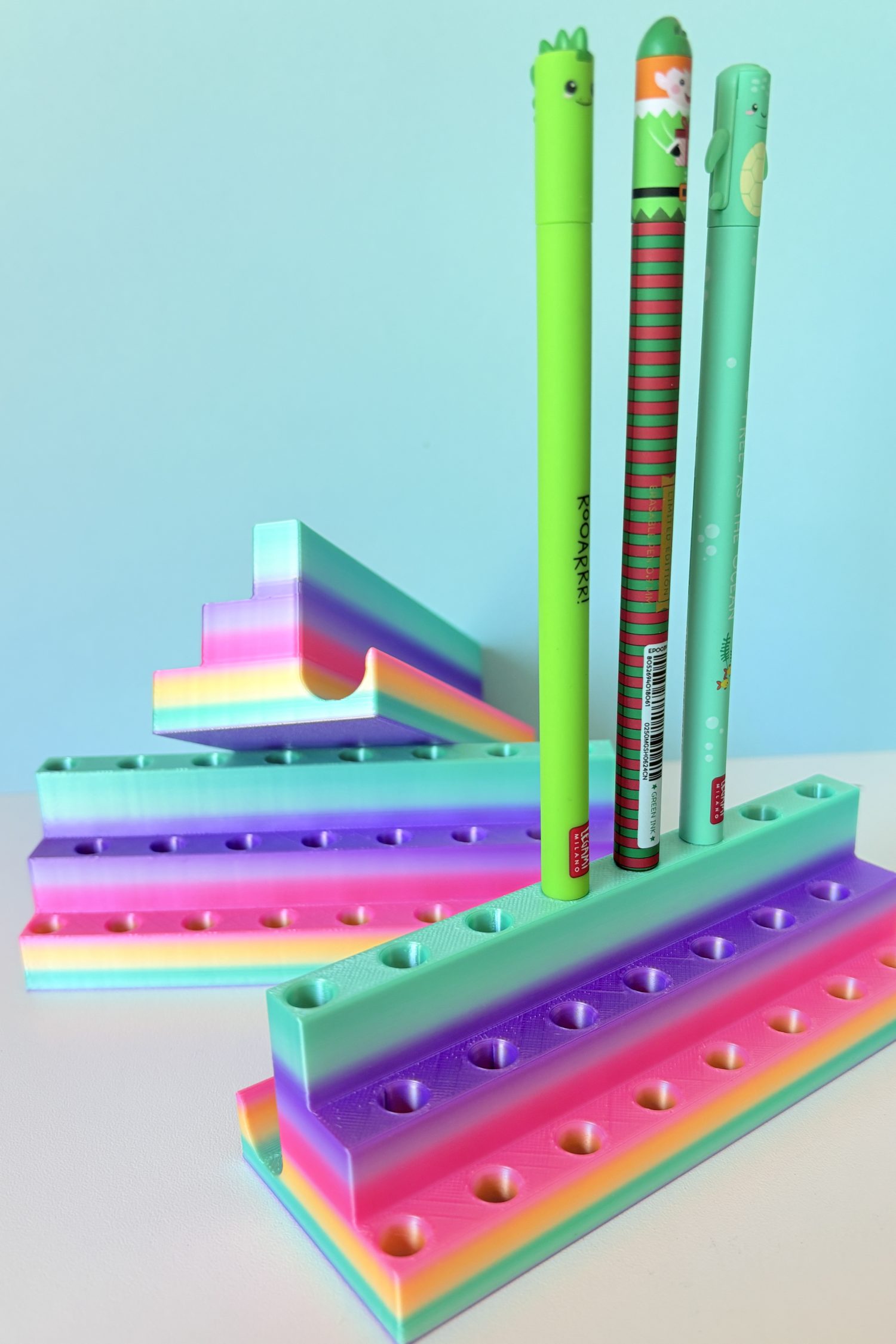 Porte stylos Rainbow flashy (ordre couleurs aléatoire)