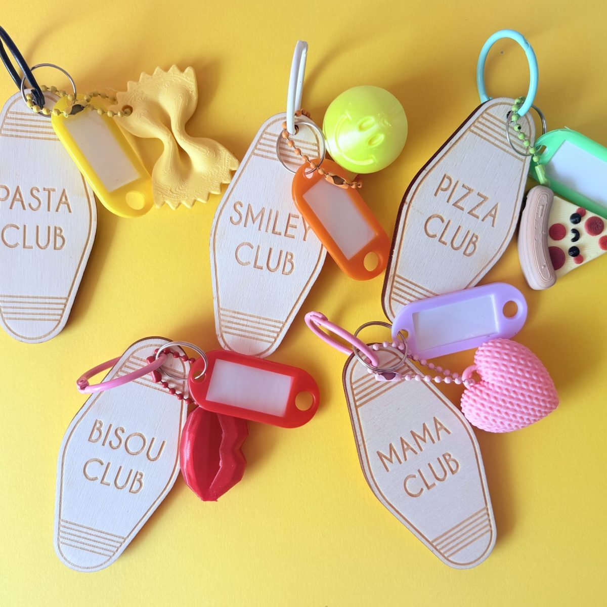 Porte Clefs CLUB breloque