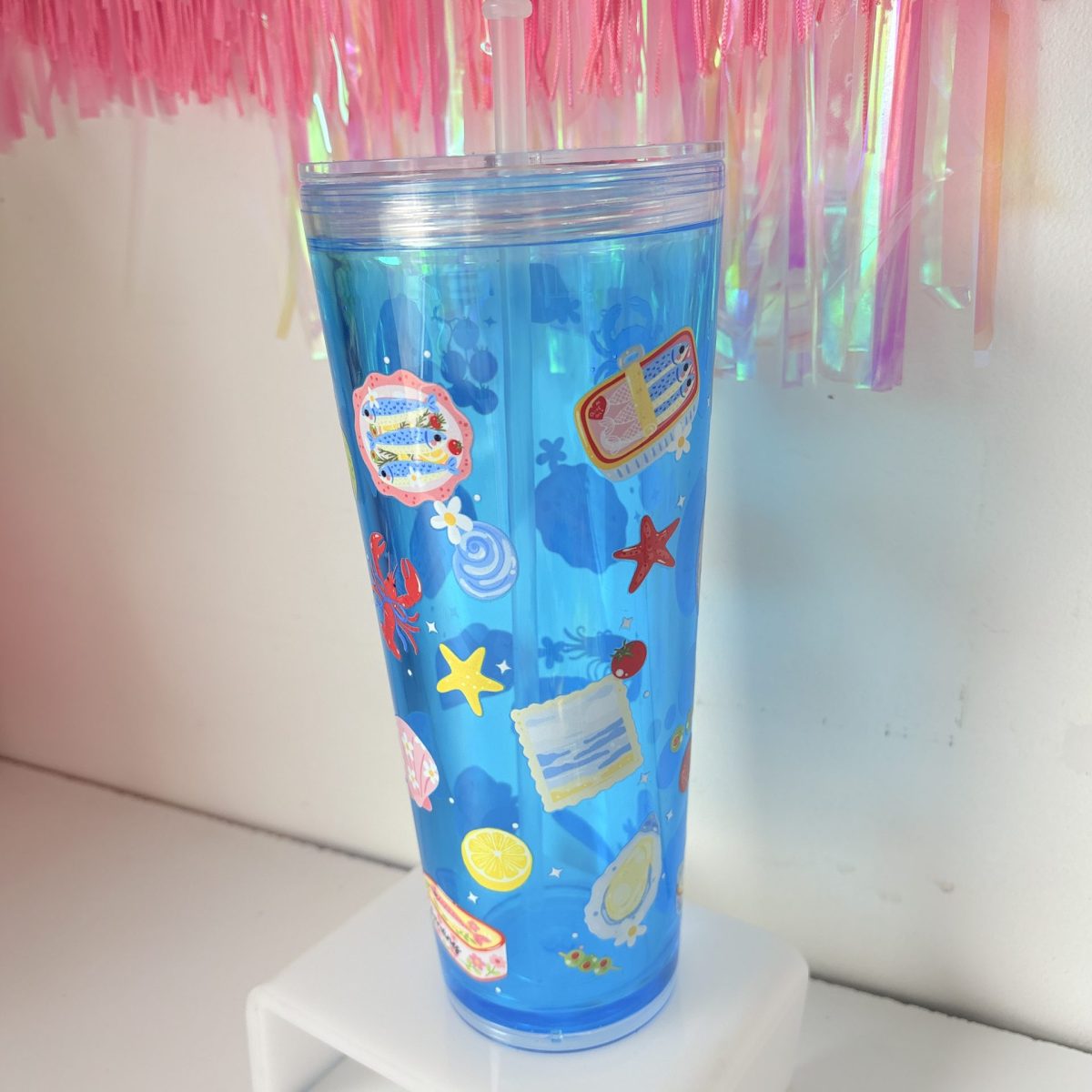 Grande Cup 710ml Bleu Mer été